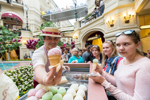 Rusyada iki dondurmada koli basili